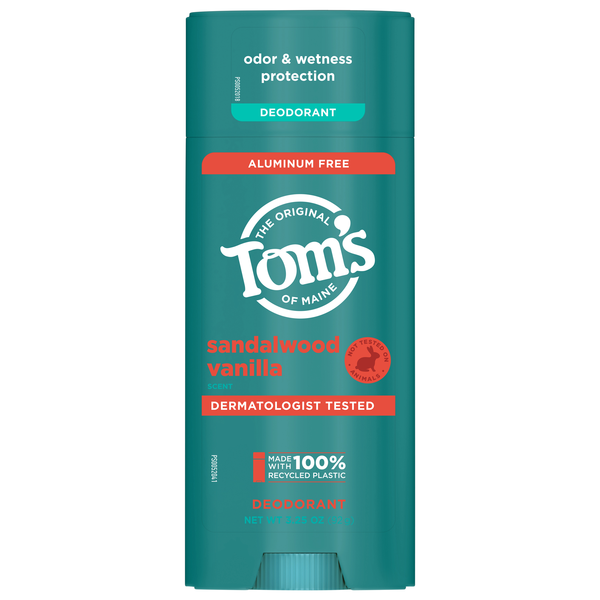 Tom's of Maine Sandalwood Vanilla Aluminum Free Deodorant