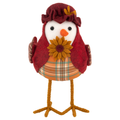 Smart Living Harvest Bird Decor Red Hat