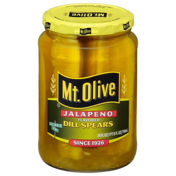 Mt. Olive Dill Pickle Spears Jalapeno Flavored