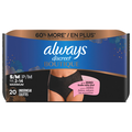 Always Women's Discreet Incontinence Underwear Black Maximum S/M 2-14