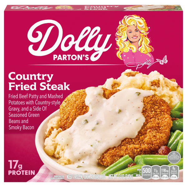 Dolly Parton's Country Fried Steak with Mashed Potatoes Frozen Meal