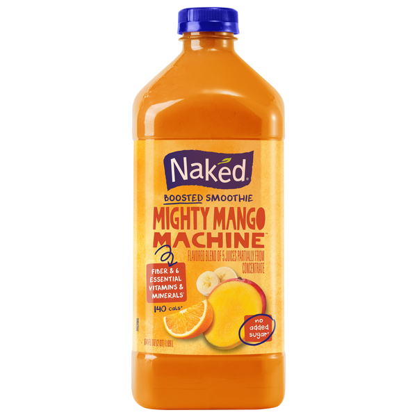 Naked No Added Sugar Mighty Mango Machine Boosted Smoothie
