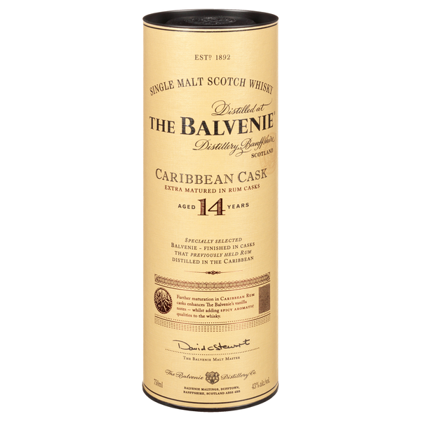 The Blavenie Caribbean Cask Single Malt Scotch Whisky Aged 14 Years