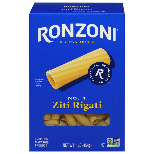 Ronzoni Ziti Rigati Pasta