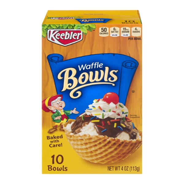 Save on Keebler Waffle Bowls 10 ct Order Online Delivery MARTIN'S