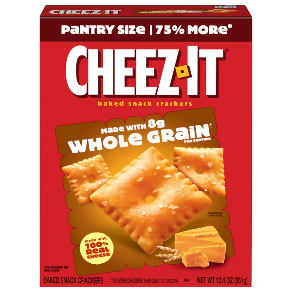 Cheez-It Whole Grain Baked Cheese Crackers