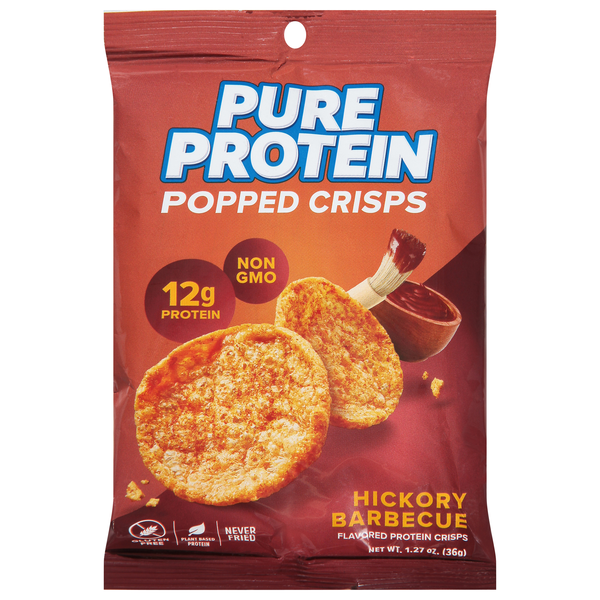 Pure Protein Hickory Barbecue Flavored Popped Protein Crisps