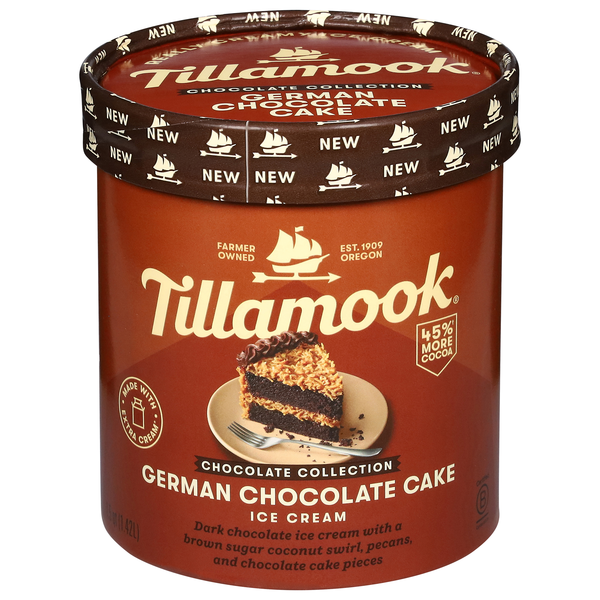 Save on Tillamook Chocolate Collection Ice Cream German Chocolate Cake