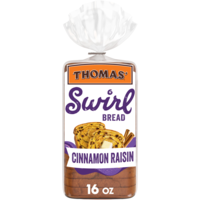 Thomas' Swirl Cinnamon Raisin Bread Sliced