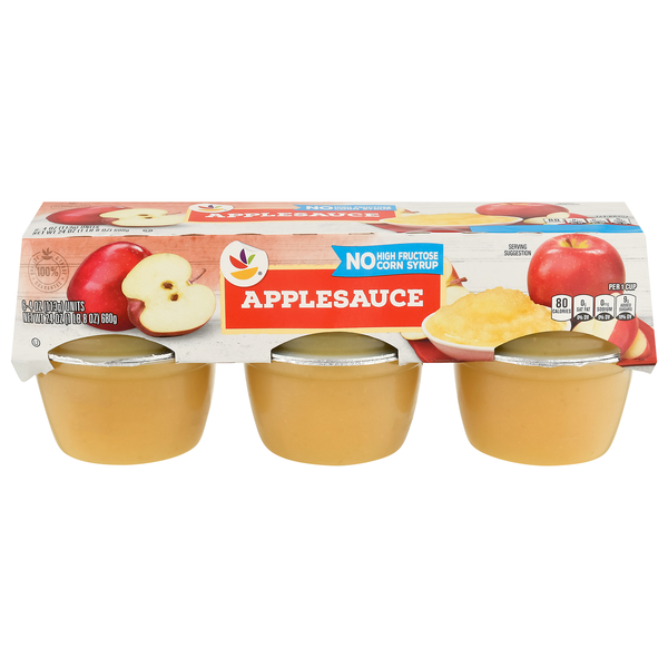 Stop & Shop Applesauce Cups - 6 ct