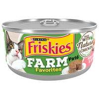 Friskies Farm Favorites Pate Salmon & Spinach Adult Wet Cat Food