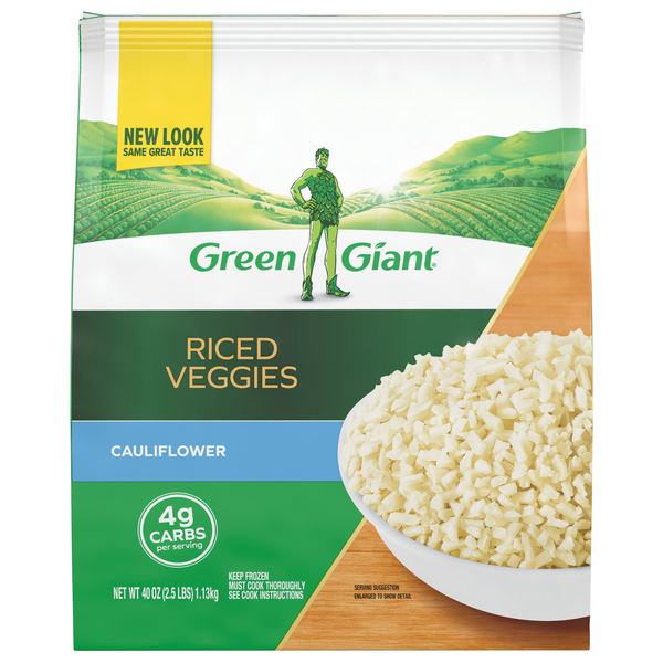 Green Giant Riced Veggies Cauliflower Value Size Frozen