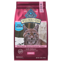 BLUE Wilderness Natural Grain Free Adult Dry Cat Food with Salmon
