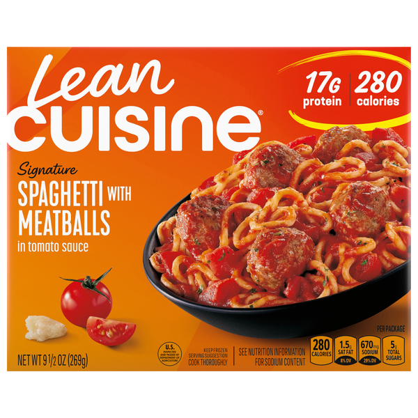 Lean Cuisine Protein Kick Spaghetti with Meatballs Frozen Meal