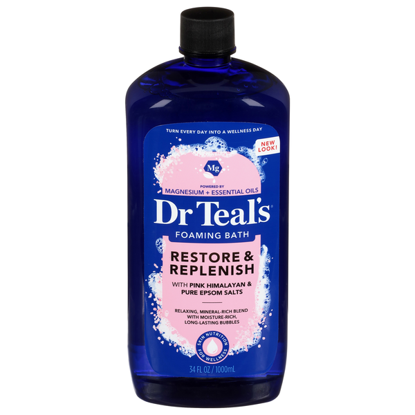 Dr Teal's Pink Himalayan Foaming Bath Restore & Replenish