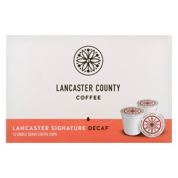 Lancaster County Decaf Signature Medium Roast Coffee Single Serve Cups
