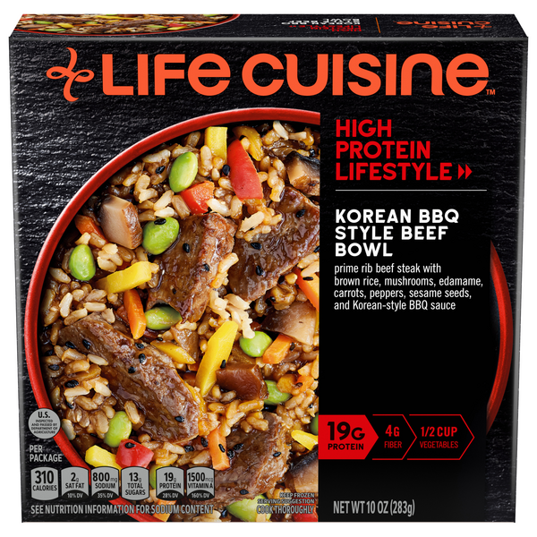 Save on Life Cuisine High Protein Lifestyle Korean Style BBQ Beef Bowl