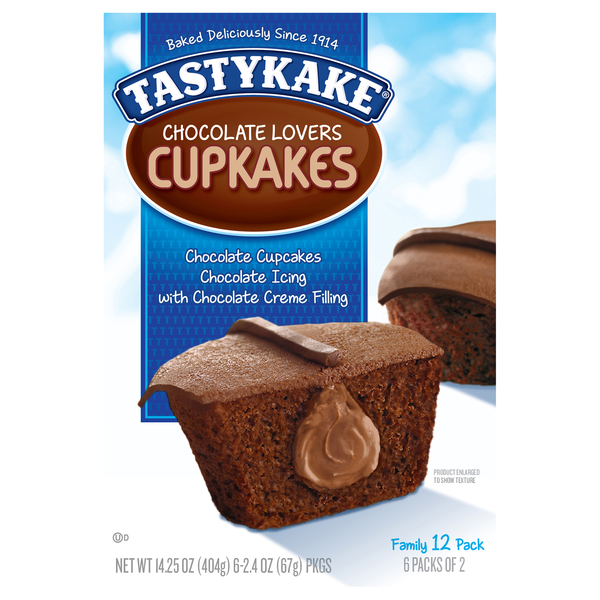 Tastykake Chocolate Lovers Cupkakes - 12 ct