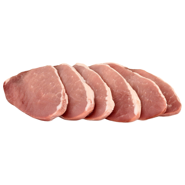 Hannaford All Natural Thin Sliced Boneless Center Cut Pork Chop Fresh