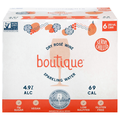 Boutique Gluten Free Dry Rose Wine Sparkling Water Beverage - 6 pk