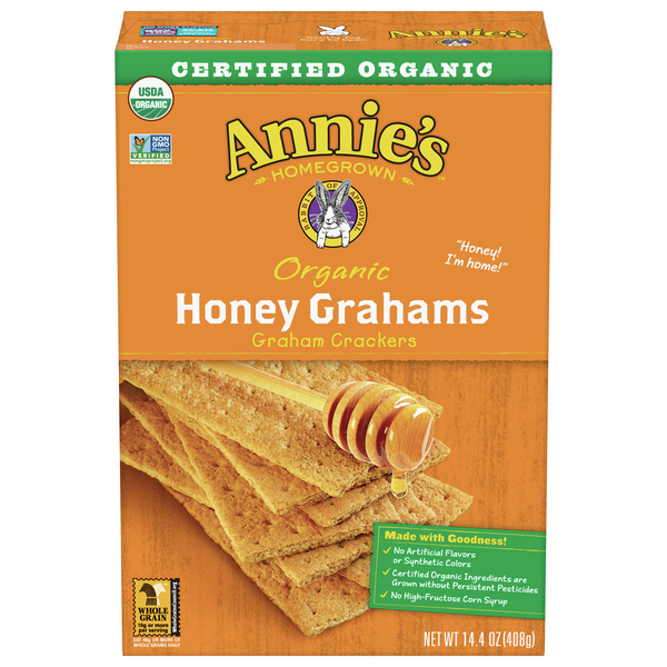 Annie's Homegrown Organic Honey Graham Crackers