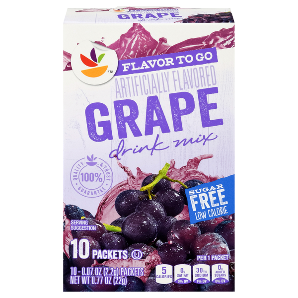 Giant Flavor to Go Drink Mix Grape Sugar Free