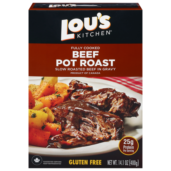 Lou's Kitchen Gluten Free Beef Pot Roast Refrigerated