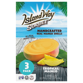Island Way Tropical Mango Sorbet in Mango Shells - 3 ct