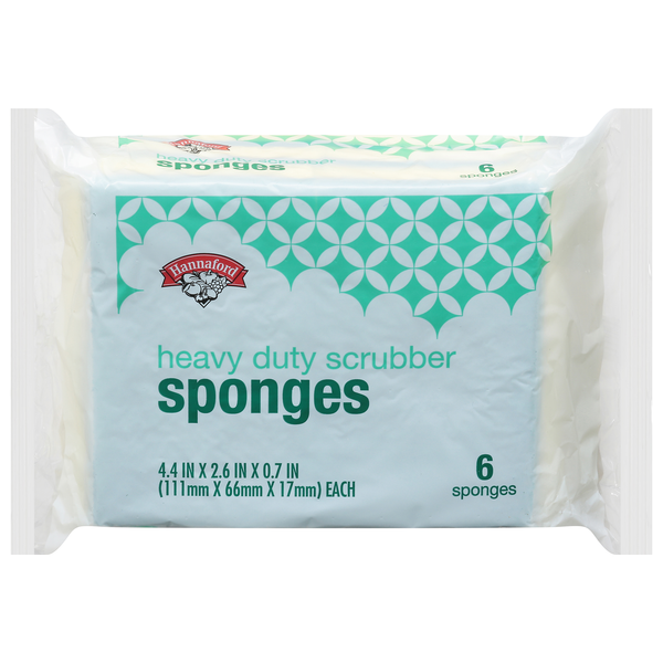 Hannaford Heavy Duty Scrubber Sponges