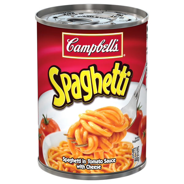 Campbell's Spaghetti in Tomato Sauce with Cheese