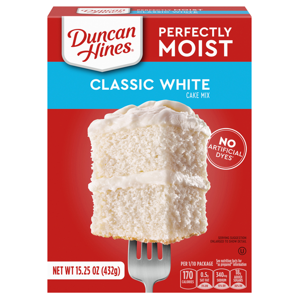Duncan Hines Perfectly Moist Classic White Cake Mix