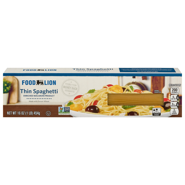 Food Lion Thin Spaghetti Pasta