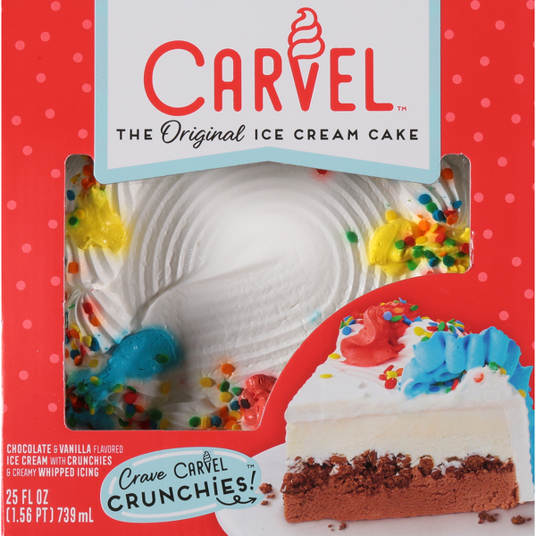 Carvel Lil' Love Chocolate & Vanilla Ice Cream Cake with Crunchies Frozen