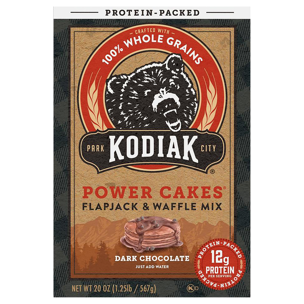 Kodiak Power Cakes Dark Chocolate Protein Flapjack & Waffle Mix