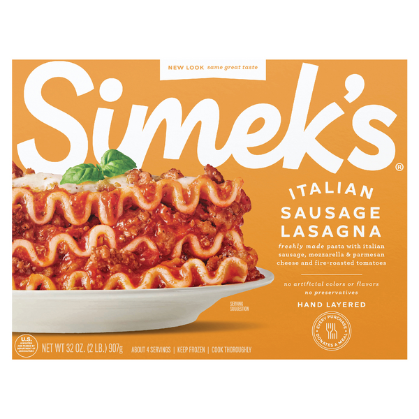Simek's Italian Sausage Lasagna