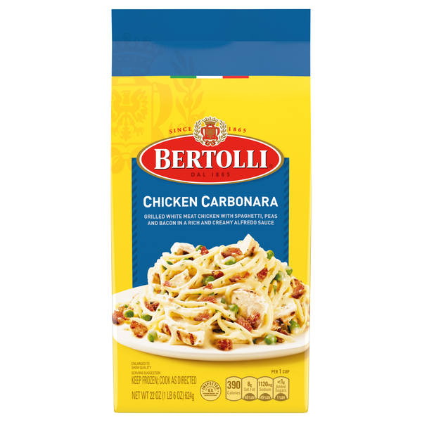 Bertolli Chicken Carbonara Frozen Skillet Meal