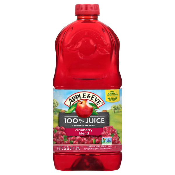 Apple & Eve 100% Cranberry Juice Calcium Fortified No Sugar Added