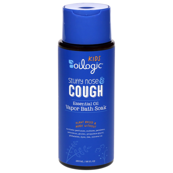 Oilogic Kids Stuffy Nose & Cough Essential Oil Vapor Bath Soak