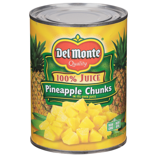 Save on Del Monte 100 Juice Pineapple Chunks Order Online Delivery