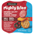 Sargento Mighty Bites Salami Cheddar Ritz Crackers & Chocolate Pretzels