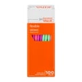 Our Brand Straws Flexible Neon