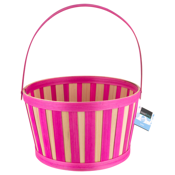 Smart Living Easter Basket Pink Large
