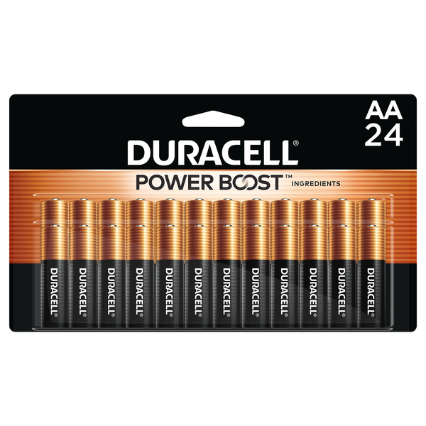 Duracell Power Boost Coppertop Batteries Alkaline AA