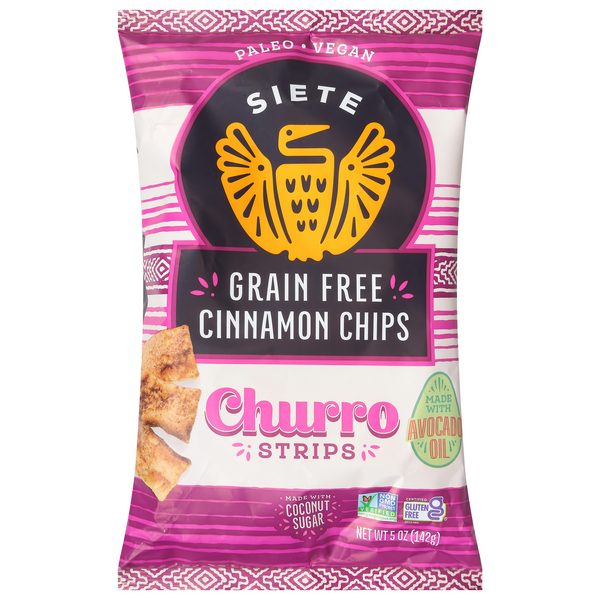 siete grain free cinnamon chips churro strips