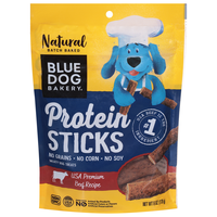 Blue Dog Bakery Natural Protein Sticks Premium Beef Meaty Dog Treats