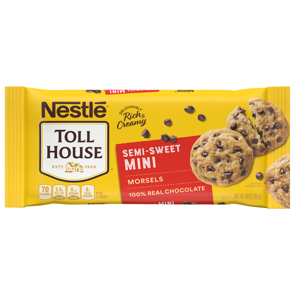 Nestle Toll House Mini Semi-Sweet Chocolate Baking Morsel Chips