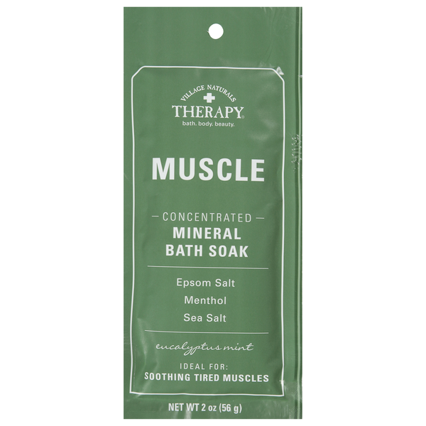 Village Naturals Therapy Muscle Relief Aches + Pains Mineral Bath Soak