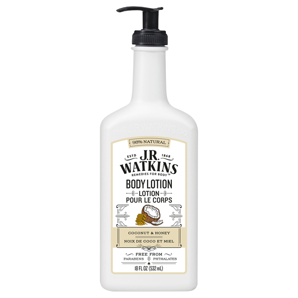 J.R Watkins Coconut & Honey Body Lotion Pump