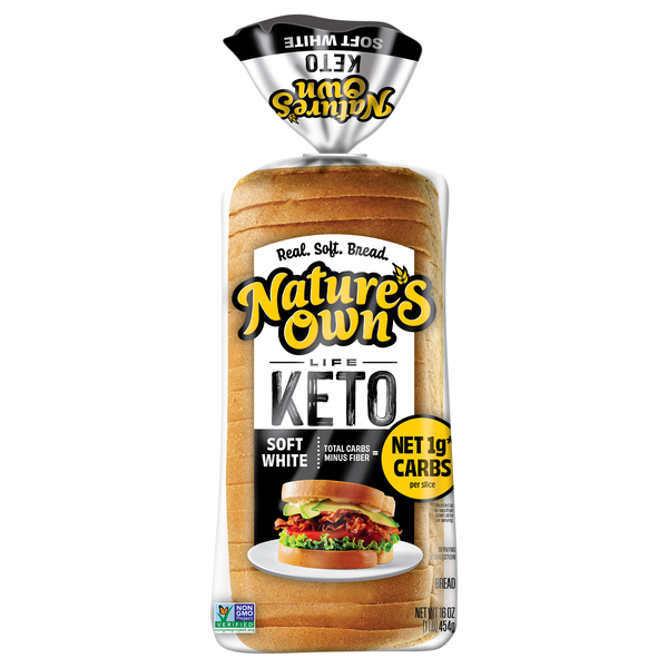 Nature's Own Life Keto 35 Calories Soft White Bread Sliced