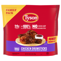 Tyson Jumbo Fully Cooked BBQ Glazed Chicken Drumsticks Frozen